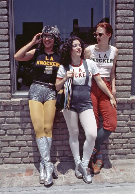 La Knockers Los Angeles Dance Group At The Melrose Street Festival 1976 Roller Disco Roller