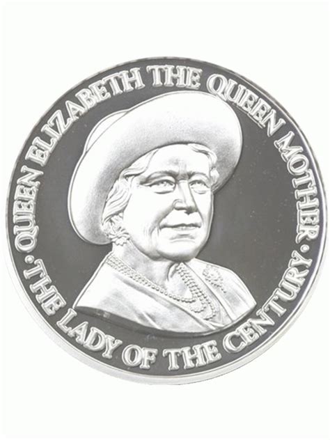 1995 Turks And Caicos The Queen Mother 20 Crowns Fine Silver Proof Coin