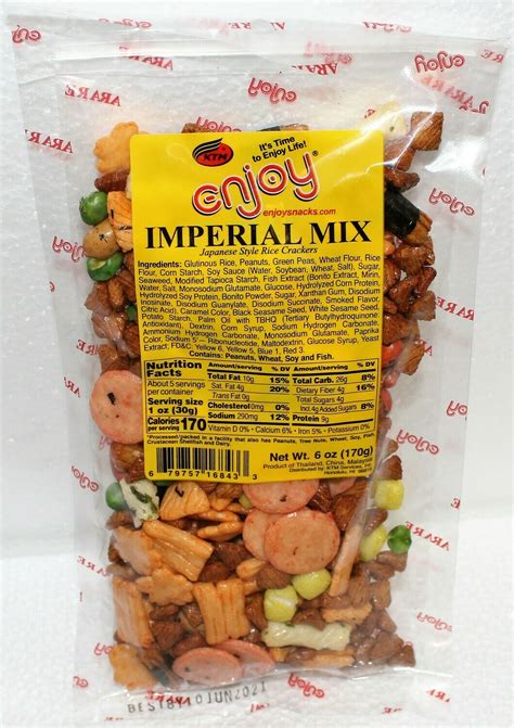 Enjoy Imperial Mix 6 Oz Arare Japanese Crackers