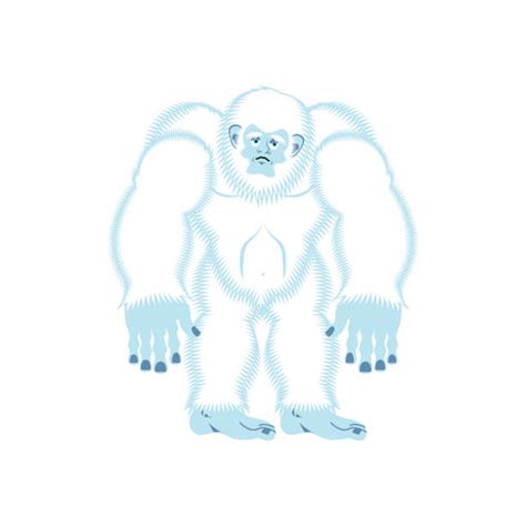 Abominable Snow Monster Illustrations Royalty Free Vector Graphics