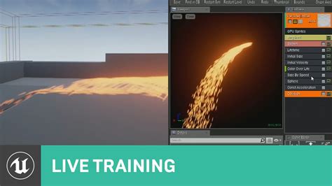 Particle Effect Collision Live Training Unreal Engine Youtube