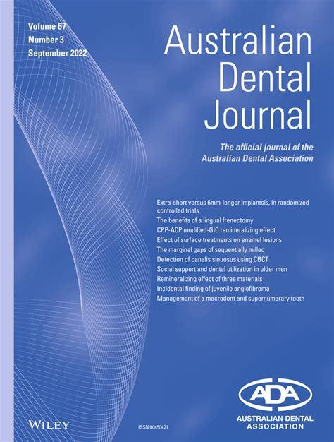 The Oral Health Assessment Tool — Validity And Reliability Chalmers 2005 Australian Dental