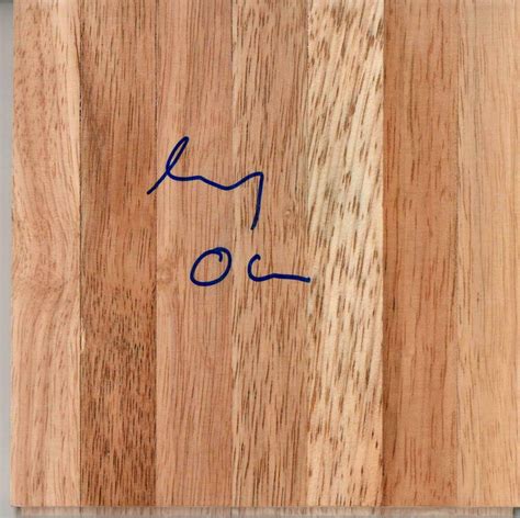 Greg Oden Signed Autograph Parquet Floorboard Ohio State Buckeyes