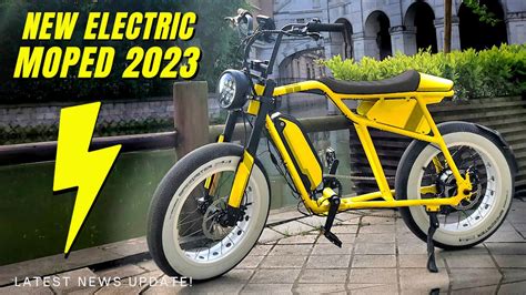 Upcoming Electric Moped Style Bikes With Knobby Tires For Youtube