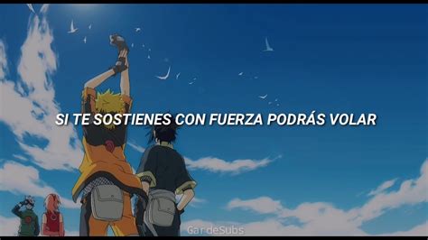 Blue Bird Opening 3 Naruto Shippuden Letra En Español Youtube