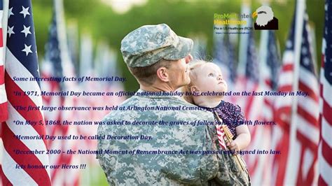 Honor Our Heros Memorial Day Fun Facts Memories