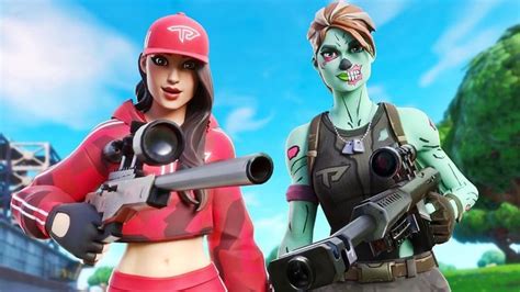 Ruby And Ghoul 🍷 ~ Credi Fortnite Thumbnail Best Gaming