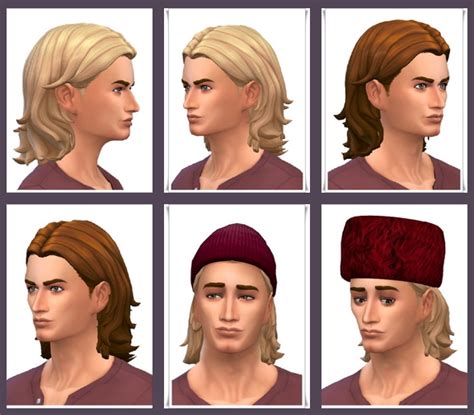 Swept Wavy Mid Parted Hair At Birksches Sims Blog Sims Updates
