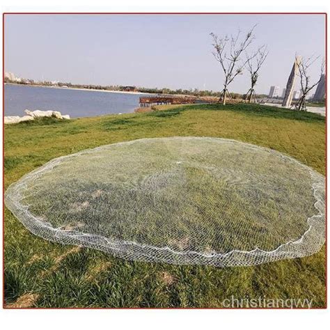 Fishing Net Throwing Net Disc Hand Throwing Fishnet Welding Easy
