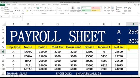 How To Do Payroll In Excel In 7 Steps Free Template Images
