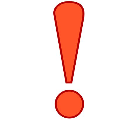 Red Exclamation Mark Png 4 Ycllr