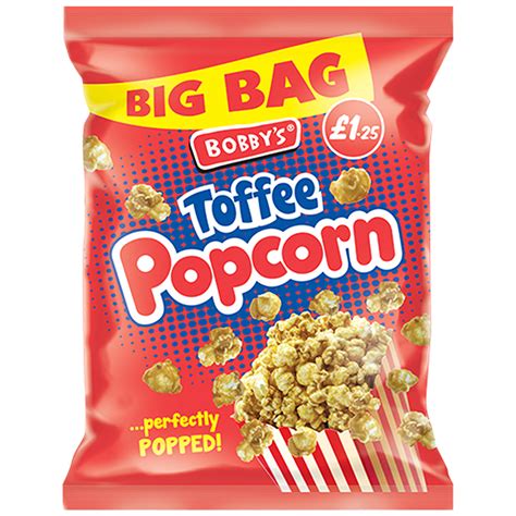 Toffee Popcorn Bobbys Foods