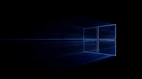 Windows 10 Wallpaper 1080p Full Hd Logo On Black Background Hd Desktop