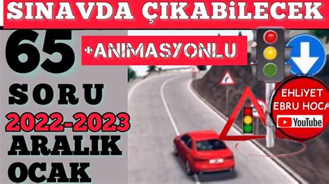 BİRLİKTE BAŞARABİLİRİZ EHLİYET SINAV SORULARI 2022 ARALIK 2023 OCAK