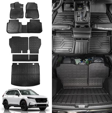 Amazon Com Liner Master Floor Mats For Honda Cr V Pcs Gas Hybrid Xpe Durable