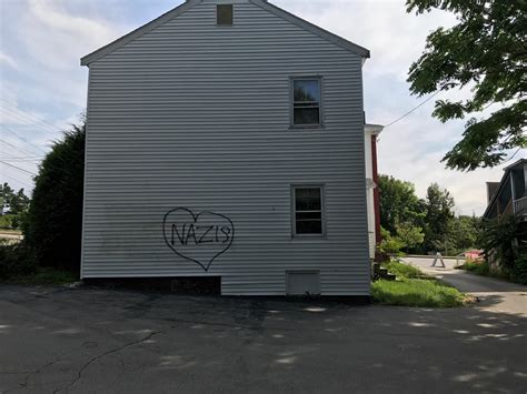 Nh Gop Headquarters Vandalized With Nazis Graffiti New Hampshire