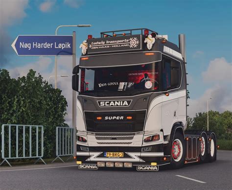 SCANIA R590 6X2 LOWCAB LUDWIG TRANSPORTE 1 47 ETS 2 Mods Ets2 Map