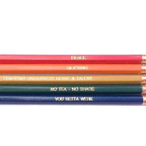 Ru Paul Drag Race Inspirational Pencils Best Ts For Gay Couples