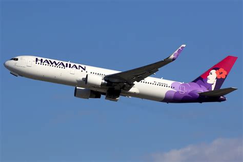 Hawaiian Airlines Boeing 767 300er N581ha Los Angele Flickr