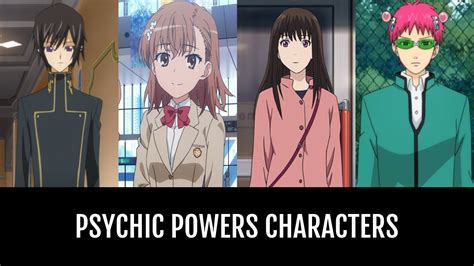 Psychic Powers Characters Anime Planet