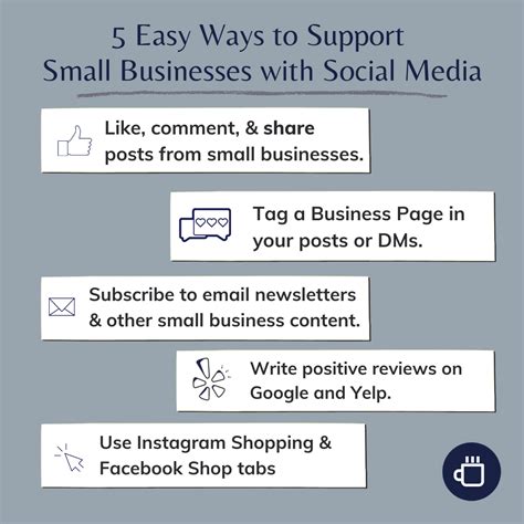 5 Easy Ways To Support Small Businesses With Social Media Faith Wachter Consulting Llc
