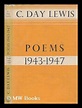 Poems; 1943-1947 by Day Lewis, Cecil (1904-1972): (1948) First Edition ...