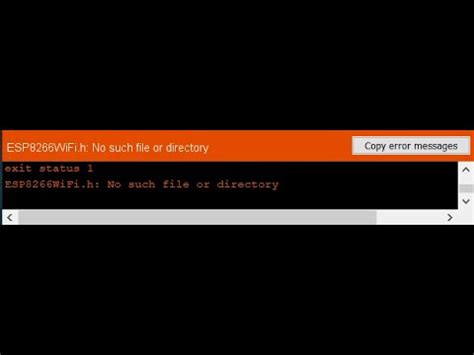 How to Solve Error ESP WiFi h No such file or directory in Arduino Ide NodeMCU Видео