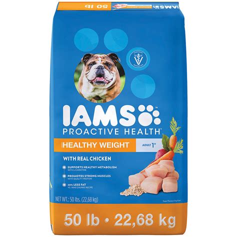For some pet parents, the homemade dog food option is unfeasible. Iams ProActive Health Adult Weight Control Dry Dog Food ...