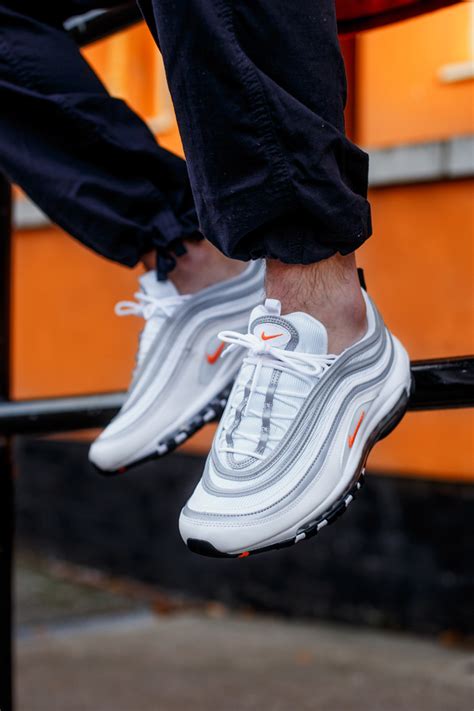 Nike Air Max 97 Cone White On Foot Shots The Drop Date