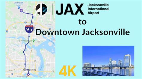 Jax Airport To Downtown Jacksonville Drive Youtube