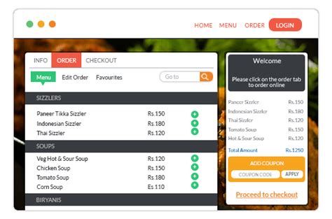 Simple food order system is based on a concept of ordering food items and generating total food cost. Food Ordering System For Restaurants | Nibblematrix