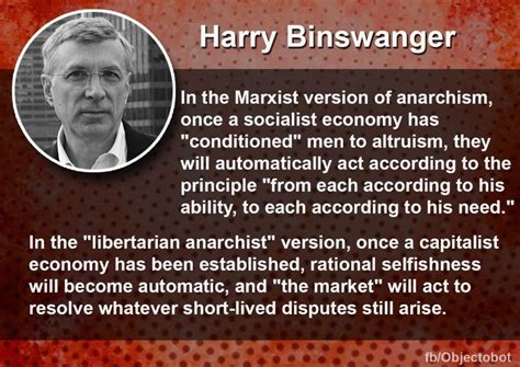Harry Binswanger On Marxist Vs Libertarian Anarchism