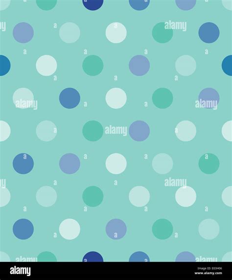 Mint Polka Dot Seamless Pattern Stock Photo Alamy