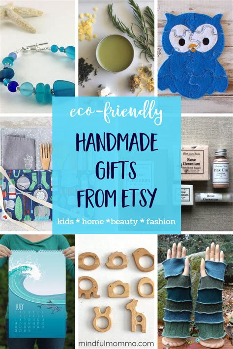 These simple handmade gift tutorials will make any crafty person's heart sing with joy! Handmade Gifts from Etsy That Are Eco Friendly Too ...