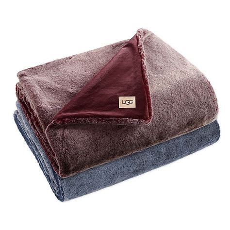 Ugg Dawson Faux Fur Throw Blanket Bed Bath And Beyond Canada