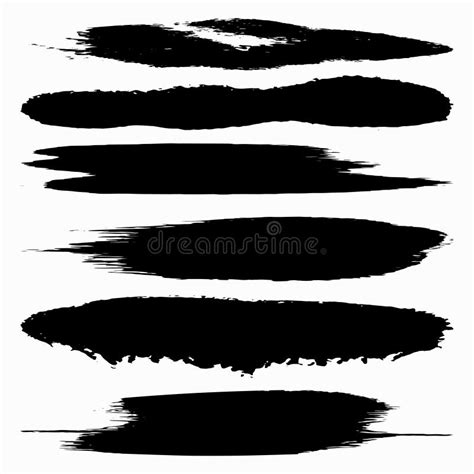 Design Elements Of Black Banners Graffiti Collection Stock Vector