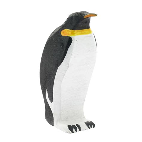 Bumbu Handmade Wooden Emperor Penguin Male Figure
