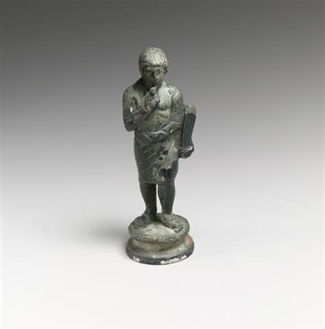 Bronze Statuette Of A Youth Etruscan Classical The Metropolitan