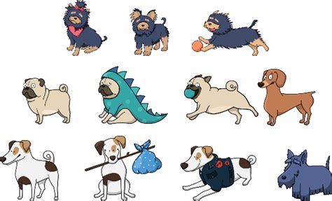 Cute Dogs Printable Stickers Free Printable Papercraft Templates