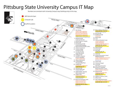 Pitt Campus Map