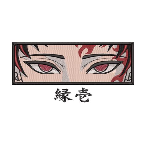 Demon Slayer Yoriichi Eyes Bordados Recio