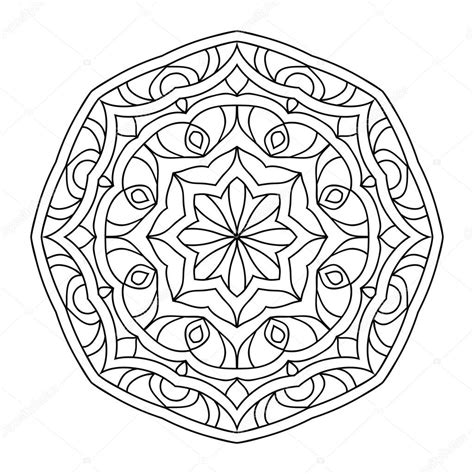 Mandala kleurplaat voor volwassene — stockvector. Mandala kleurboek voor volwassenen — Stockvector © Jly19 ...