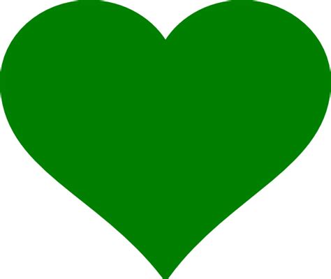 Green Heart Clip Art At Vector Clip Art Online Royalty