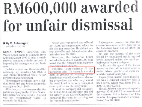 Unfair Dismissal Cases In Malaysia An Employer Who Does Not Invest In
