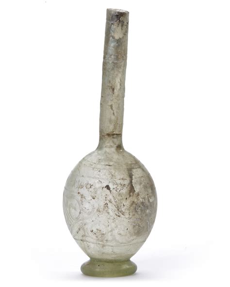 A Persian Glass Bottle 11th 12th Century