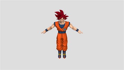 Goku God 3d Model By Gabrieel22 136d175 Sketchfab