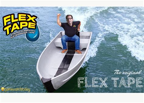 Game Watch Today On Twitter Also Heres Jeff In The Flex Tape Boat