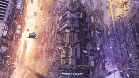 Arsenixc Artwork Comics Concept Art City Futuristic Science