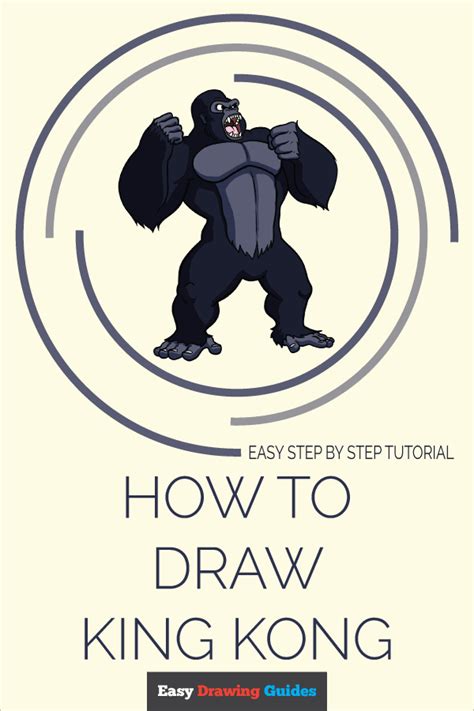 How To Draw King Kong Really Easy Drawing Tutorial