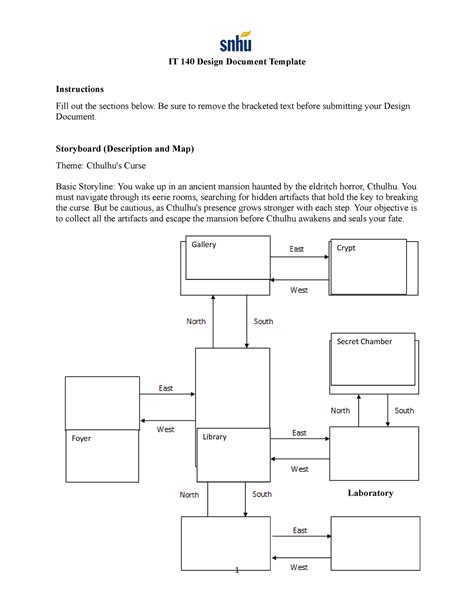 It Design Document Template It Design Document Template